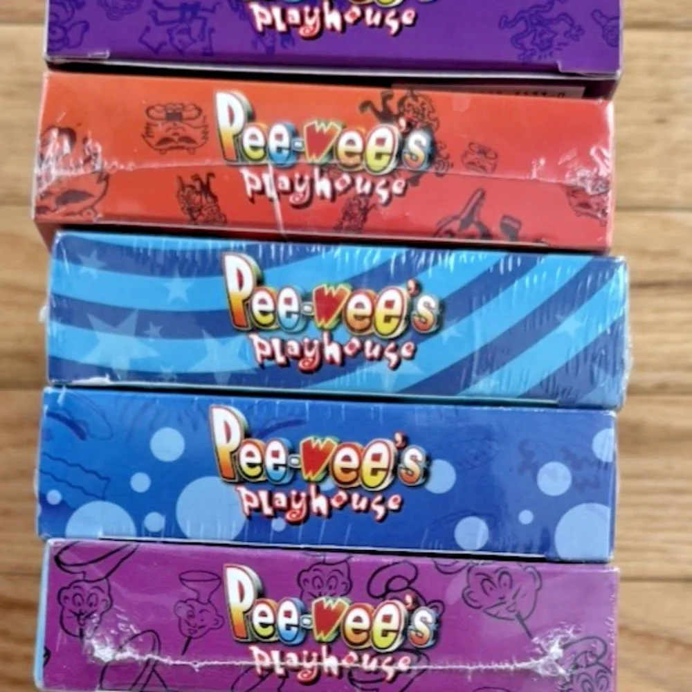 Pee Wee's Playhouse VHS Set of 11 Tapes - 9 are Factory Sealed PeeWee Herman